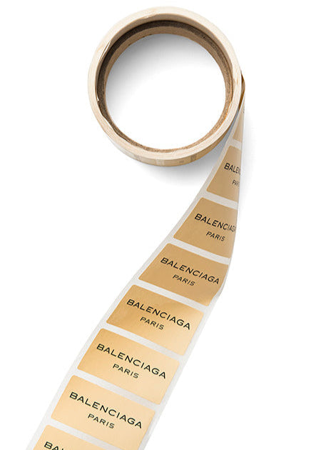 Balenciaga Custom Printed Stickers roll