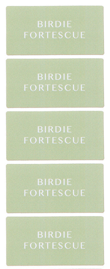 Birdie Fortescue Custom Printed Stickers