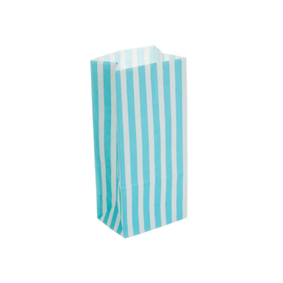 Aqua Stripe Pick 'n' Mix Bag 10x7x24cm (1000 per pack)