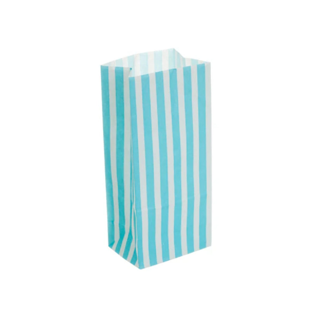 Aqua Stripe Pick 'n' Mix Bag 10x7x24cm (1000 per pack)