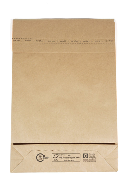 Brown FSC® Double-Sealed Eco Mailing Bags (300x80x430mm)