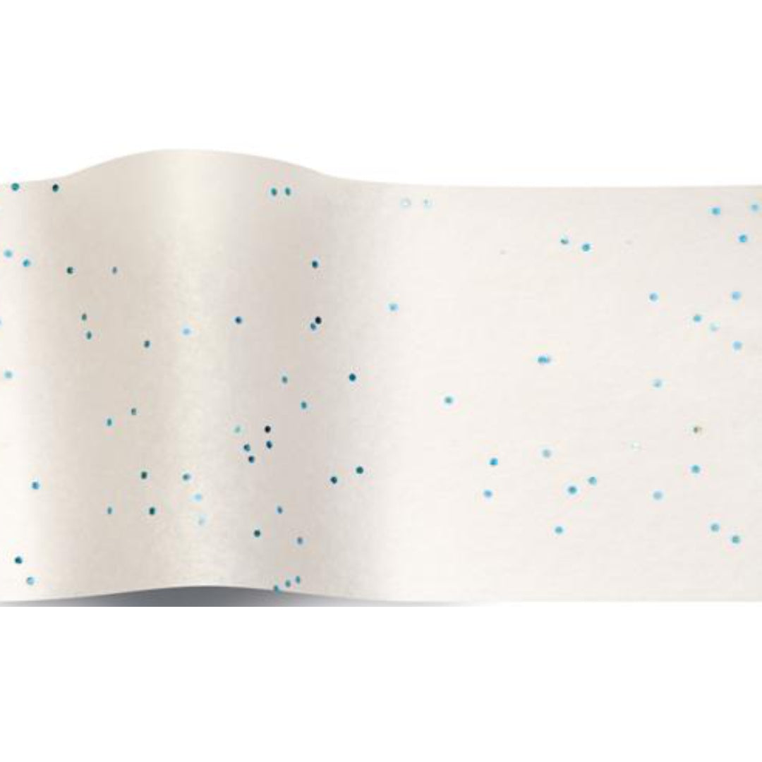 Blue Topaz Sparkly Gem SatinWrap® Luxury Tissue Paper (200 sheets per ream)