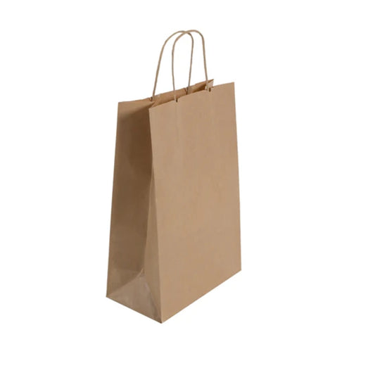Brown Kraft Twist Handle Bag (32x13x42cm)