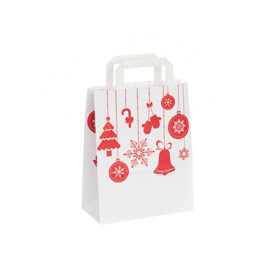 Christmas Ornaments Paper Carrier Bag 22x10x28cm