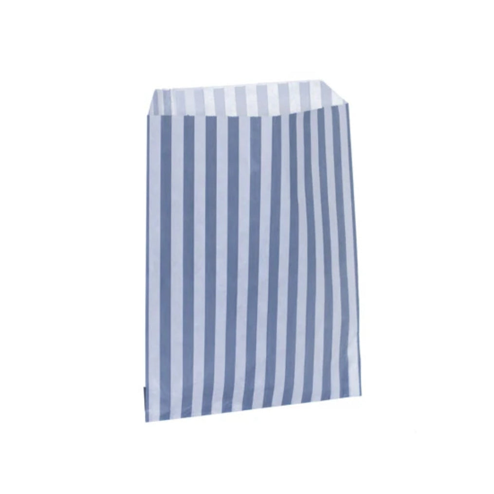 Grey Candy Stripe Counter Bags 18x23cm (1000 per pack)