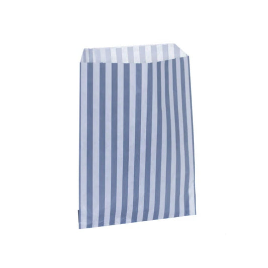 Grey Candy Stripe Counter Bags 18x23cm (1000 per pack)
