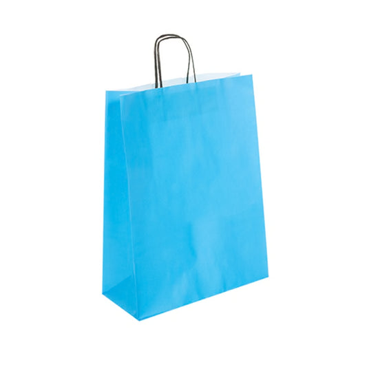 Large Aqua Twist Handle Bag (32x14x42cm)