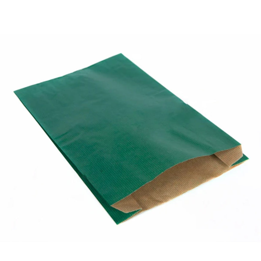 Large Green Counter Bags 200x70x320mm (100 per pack)
