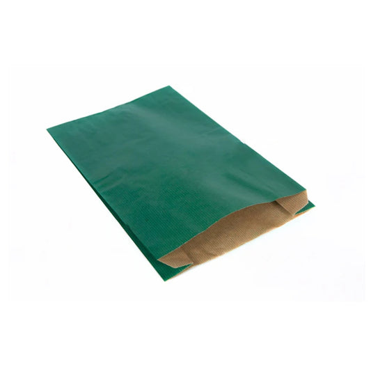 Large Green Counter Bags 200x70x320mm (100 per pack)