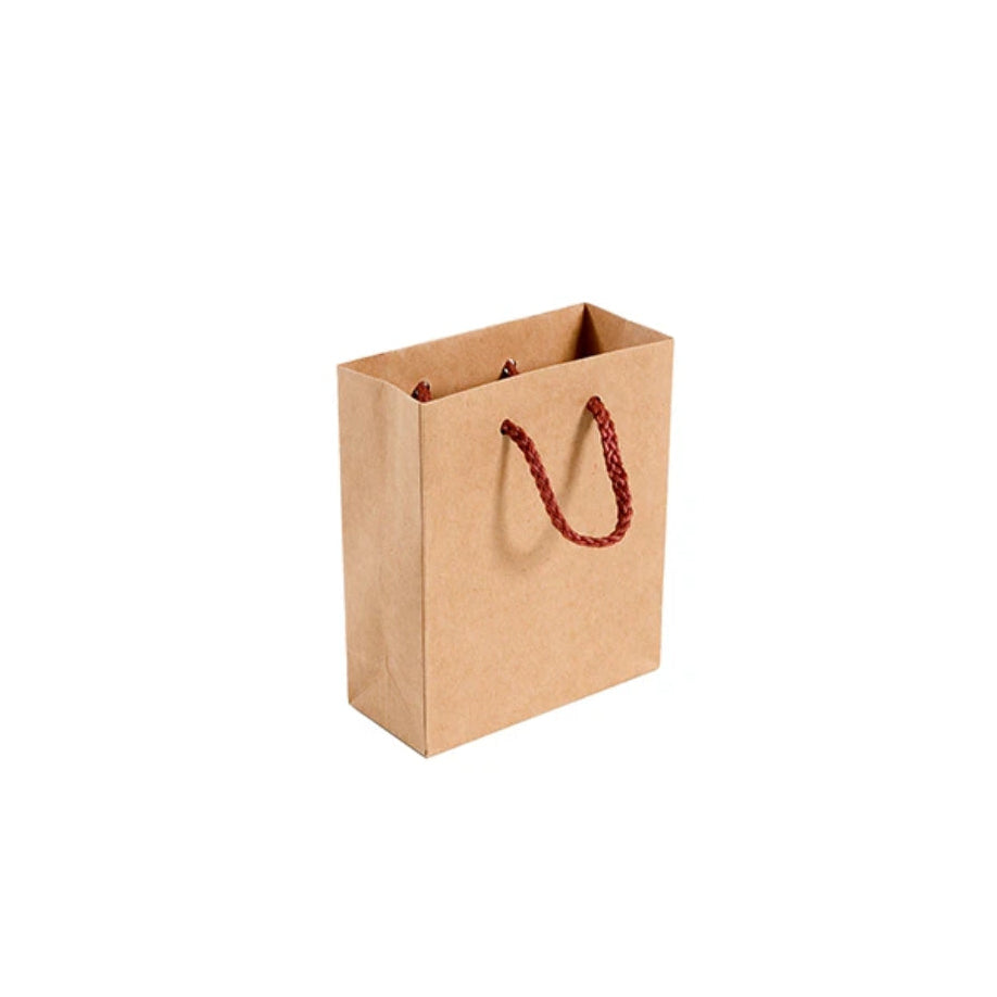 Luxury Recycled Bag with Mulberry Rope Handles (130x65x160mm)