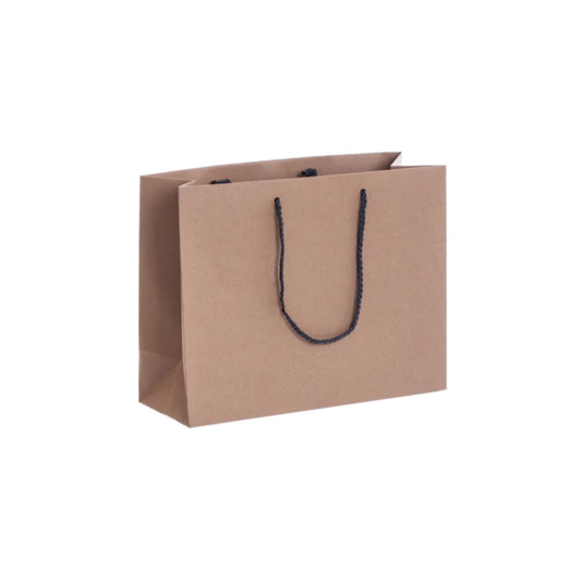 Luxury Recycled Carrier with Charcoal Grey Handles 320x120x250mm