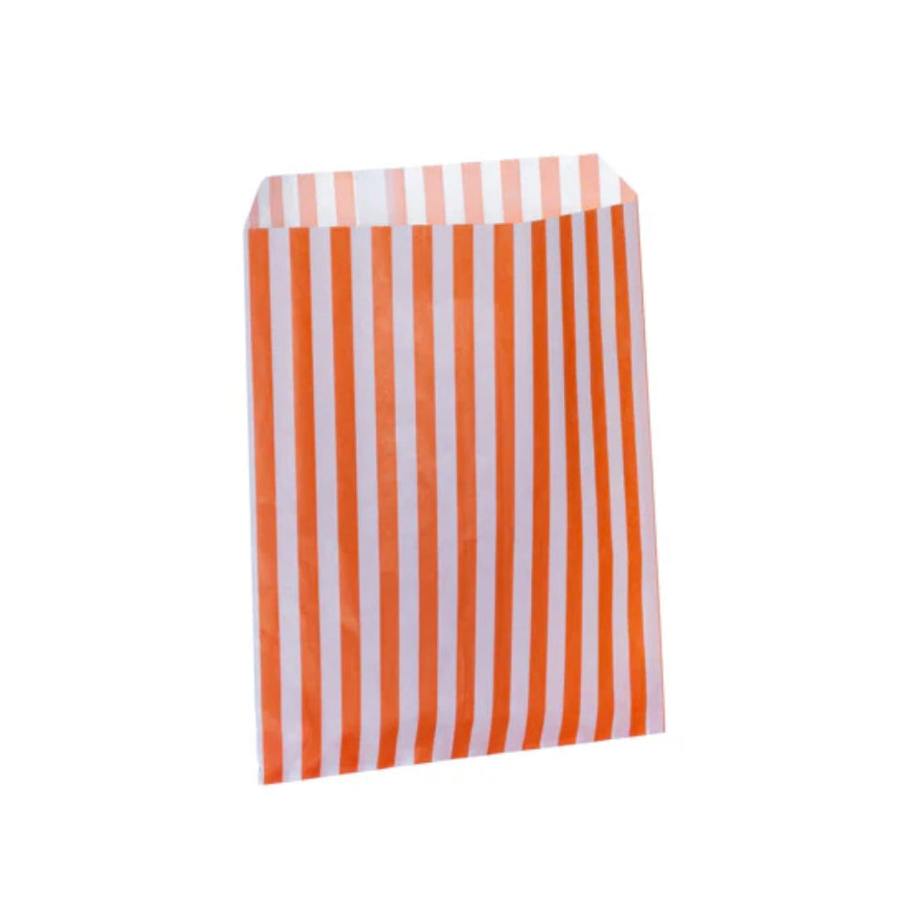 Orange Candy Stripe Counter Bags 18x23cm (1000 per pack)