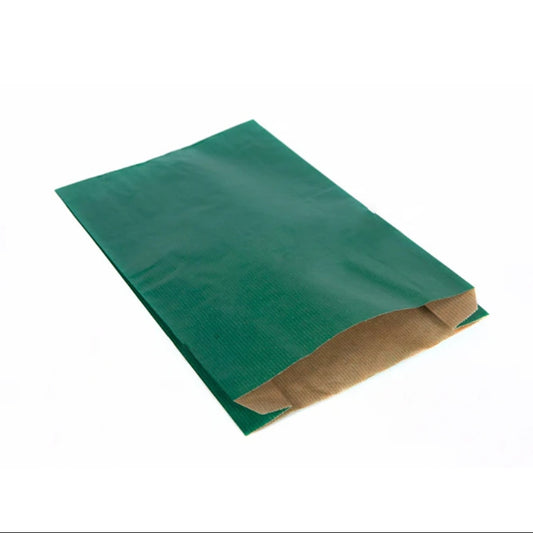 Small Green Counter Bags 150x40x210mm (100 per pack)