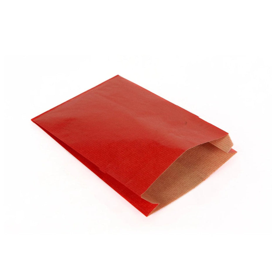 Small Red Counter Bags 150x40x210mm (100 per pack)