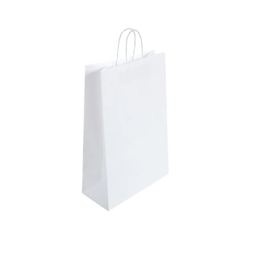 White Kraft Carrier (32x13x42cm)