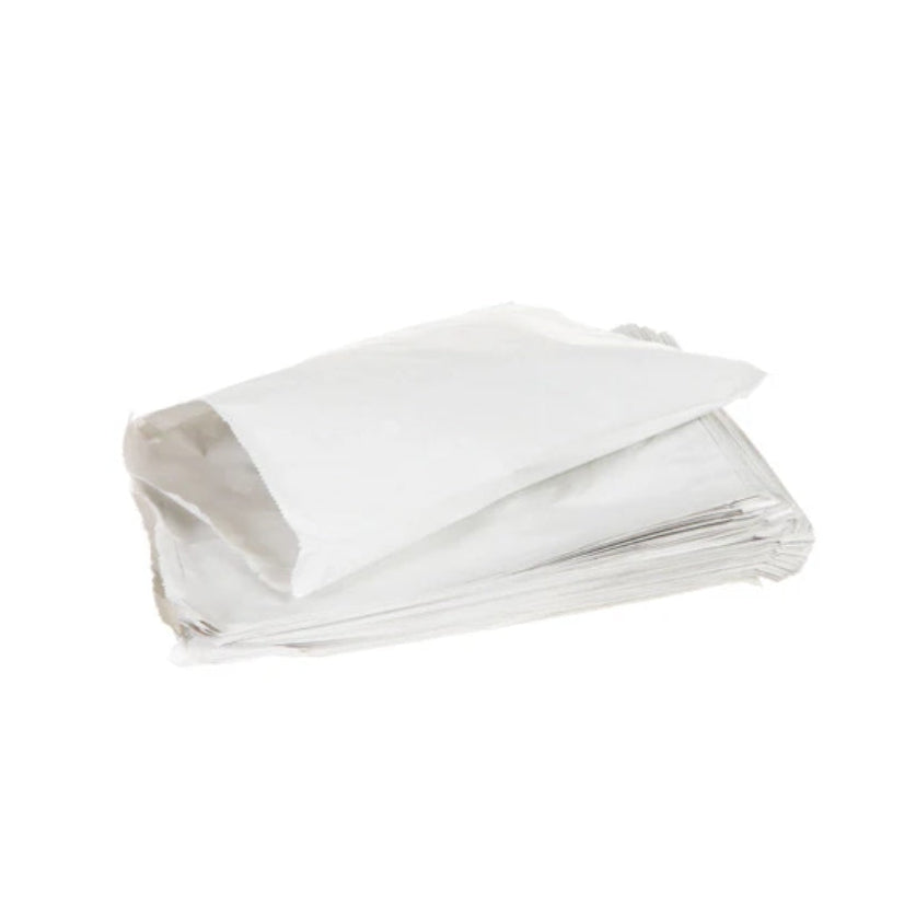 White Kraft Sulphite Counter Bags 10"x12" (1000 per pack)