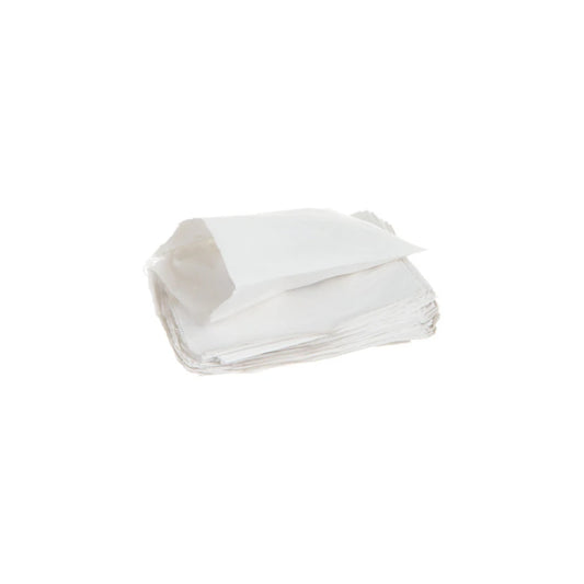 White Kraft Sulphite Counter Bags 6"x6" (1000 per pack)