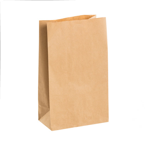 Recycled Brown Kraft Block Bottom Bags (250x138x550mm)