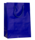 Medium Blue Matt Laminated Carrier Bag 18x10x23cm