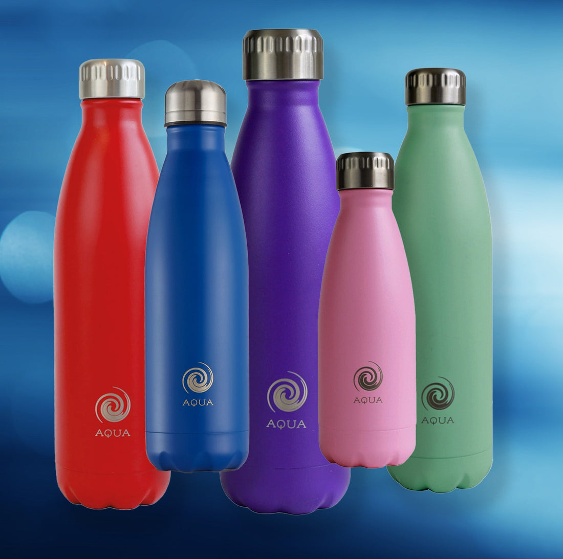 Stay Hydrated This Christmas and Save 50% on AQUA Reusable Bottles – While Stocks Last!