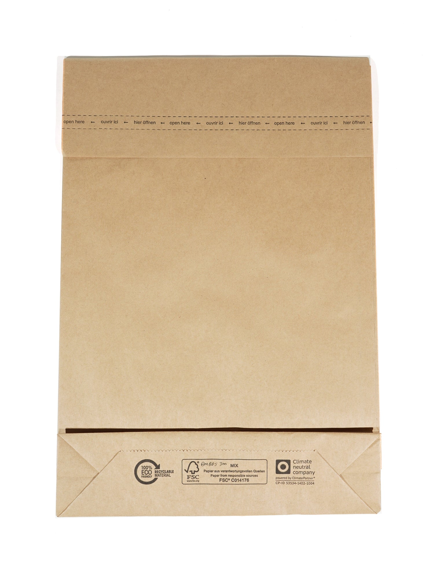 EcoFriendly Kraft Paper Mailing Bags Big Brown Carrier Bag