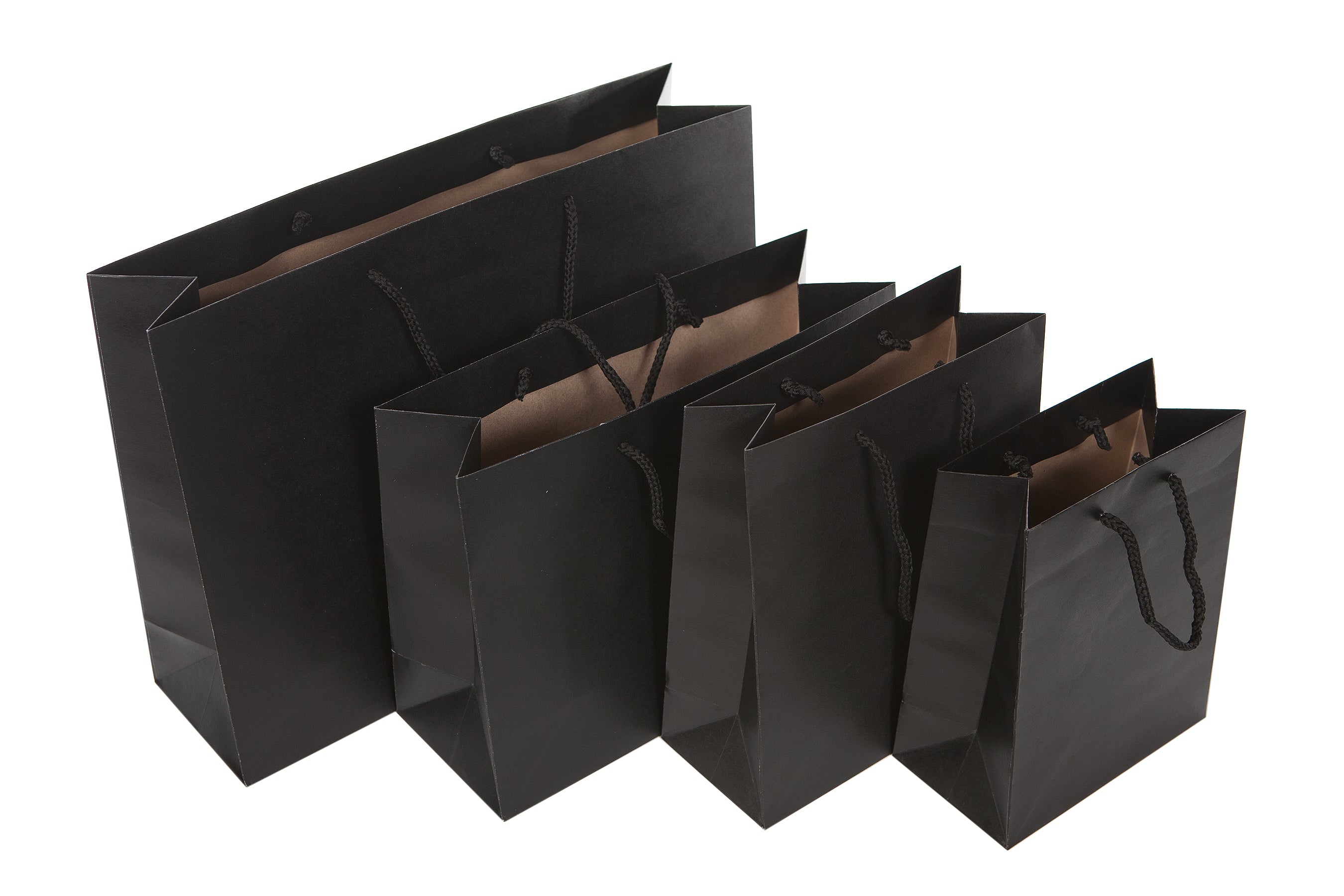 Luxury Rope Handled Recycled Bags | Big Brown Carrier Bag