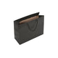 Black Recycled Carrier with Rope Handles 32x12x25cm