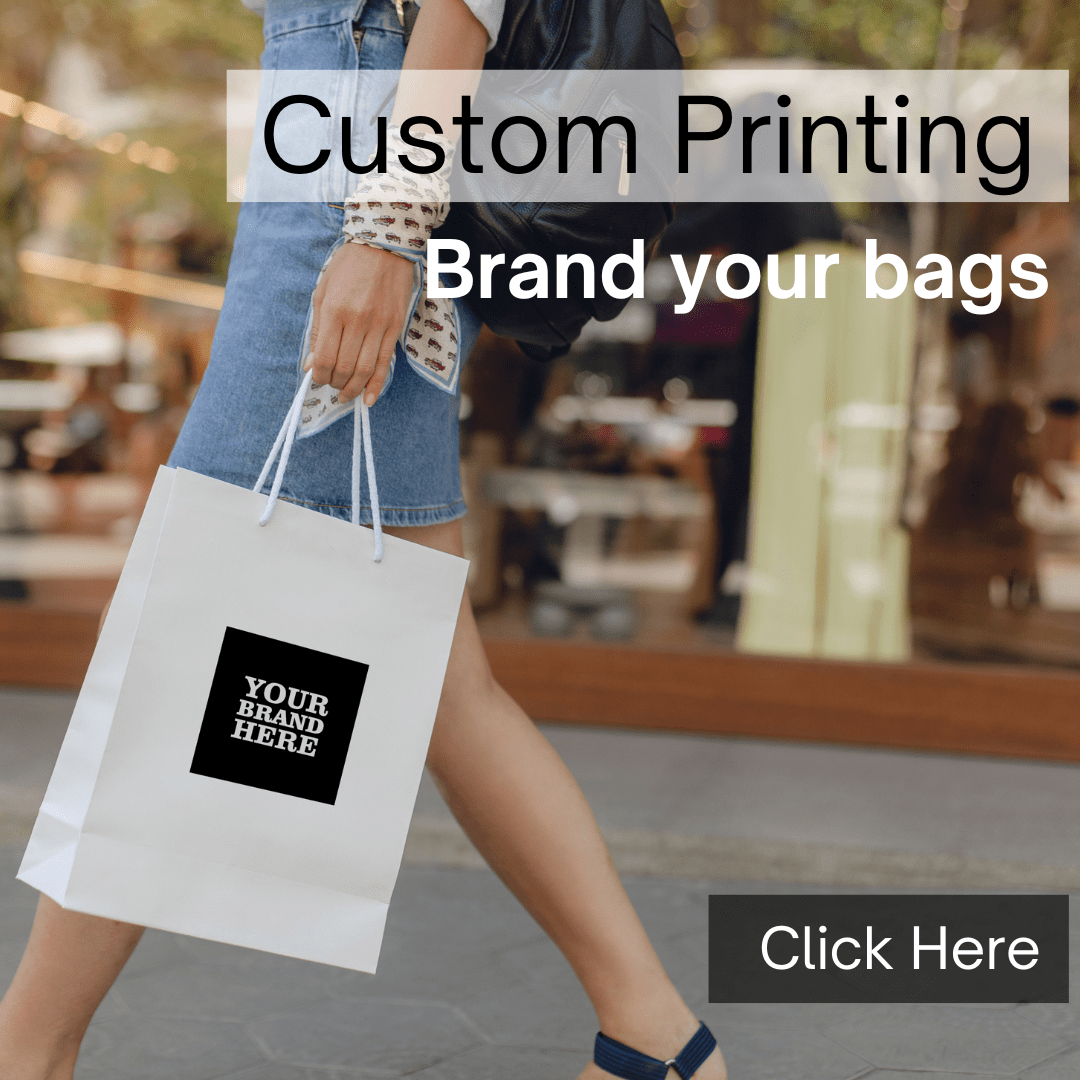 Printed discount delivery bags