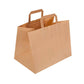 Brown Patisserie Paper Takeaway Bags (317x218x245mm) on a white background