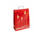 Red Christmas Candle Tape Handle Bags 32x14x42cm