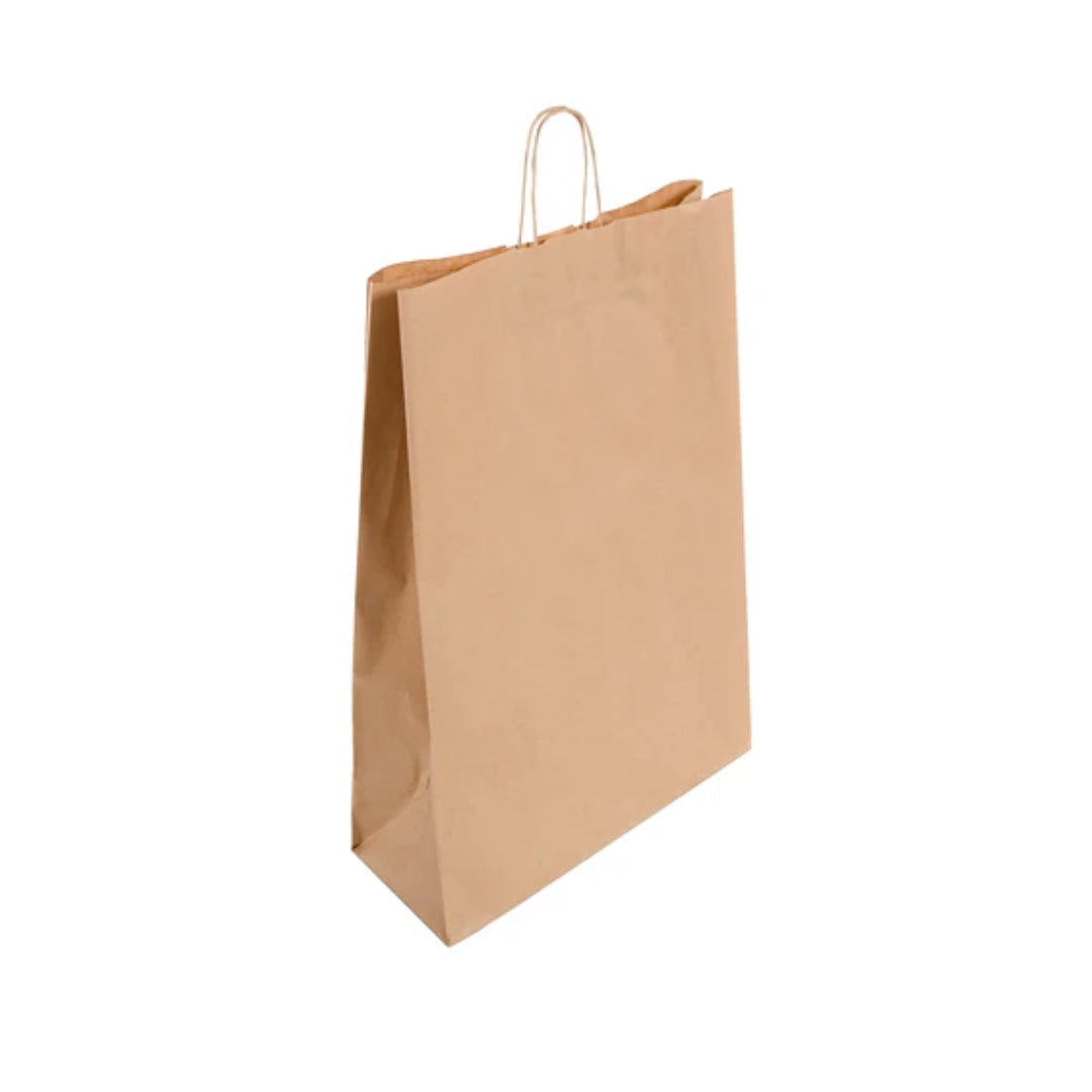 Extra Large Brown Kraft Twist Handle Bag (45x17x48cm)