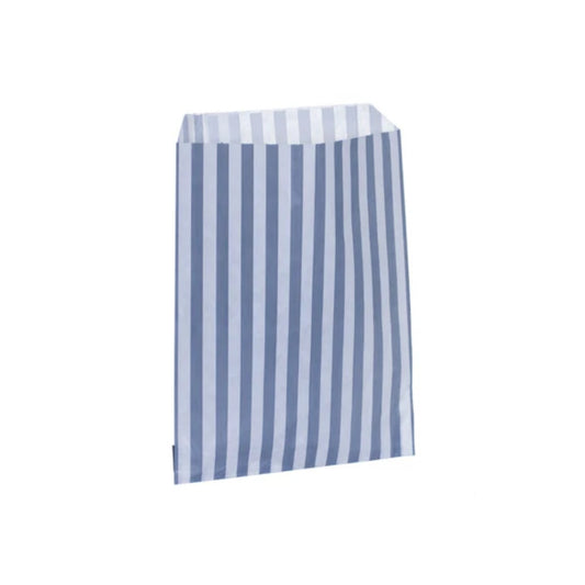 Grey Candy Stripe Counter Bags 18x23cm (1000 per pack)
