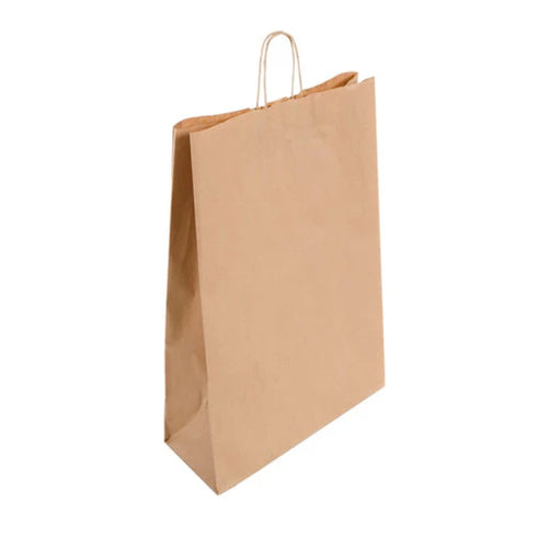 Kingsize Brown Kraft Twist Handle Bags (54x15x49cm)
