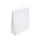 Kingsize White Twist Handle Bag (54x15x49cm)