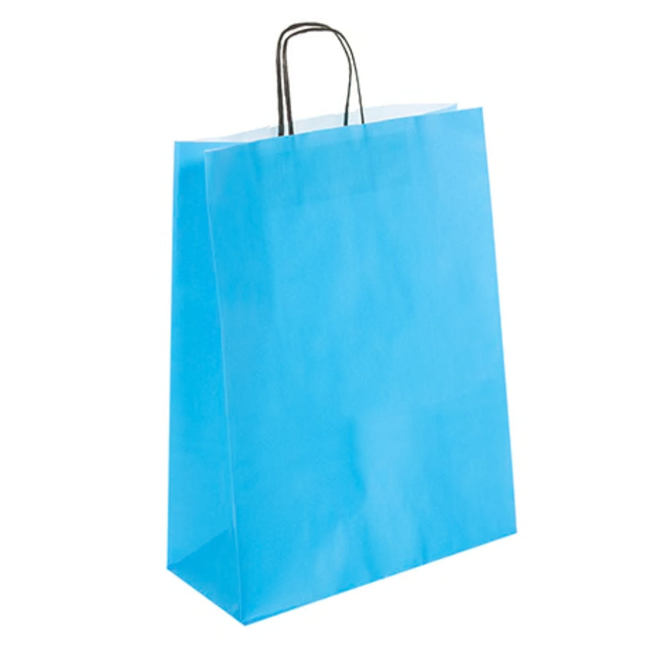 Large Aqua Twist Handle Bag (32x14x42cm)