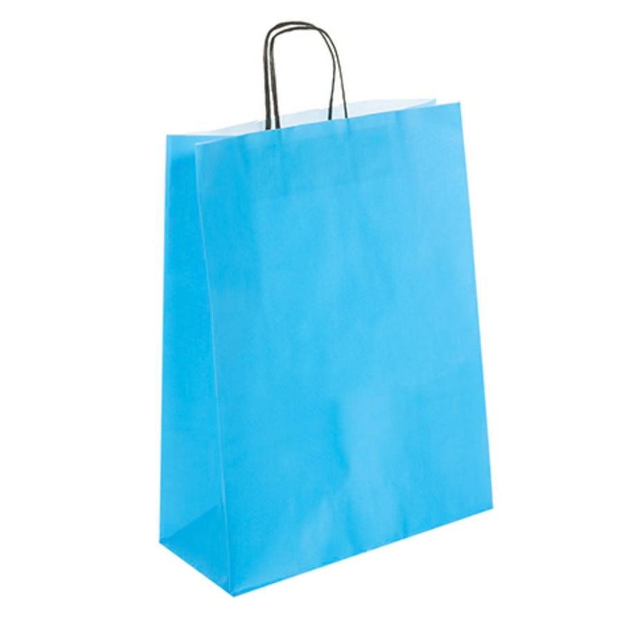 Large Aqua Twist Handle Bag (32x14x42cm)
