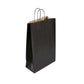 Large Black Twist Handle Bag (32x14x42cm)