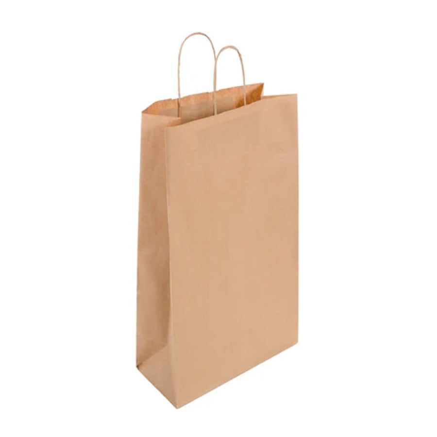 Large Brown Kraft Twist Handle Bag (32x14x42cm)
