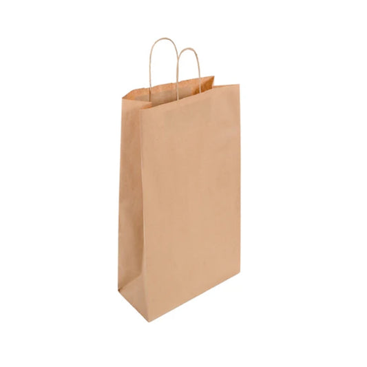 Large Brown Kraft Twist Handle Bag (32x14x42cm)