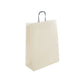 Large Cream Twist Handle Bag (32x14x42cm)
