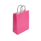 Large Magenta Twist Handle Bag (32x14x42cm)