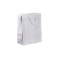Large Silver Carrier Bags 22x10x27cm