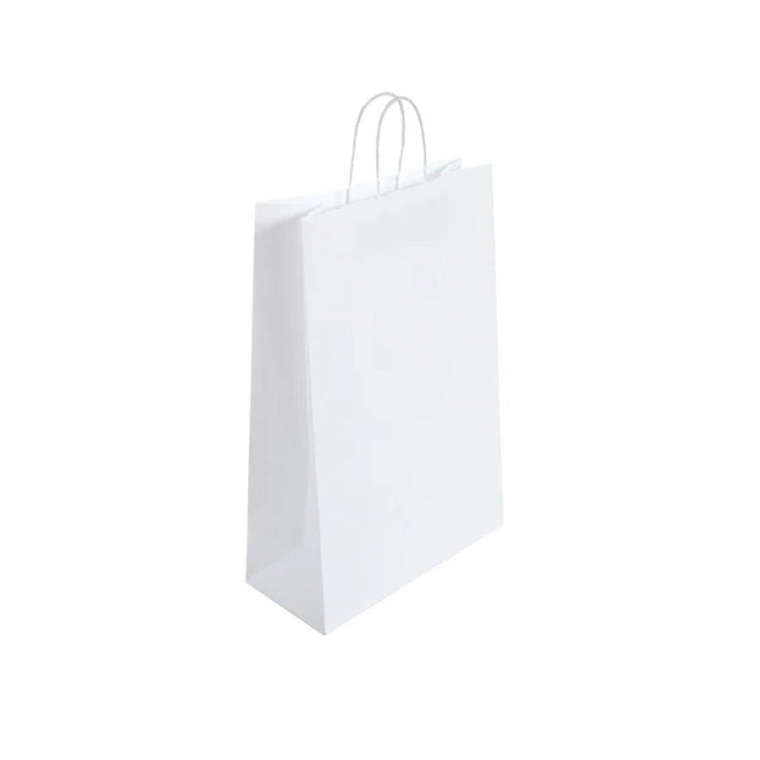 Large White Kraft Carrier (32x14x42cm)