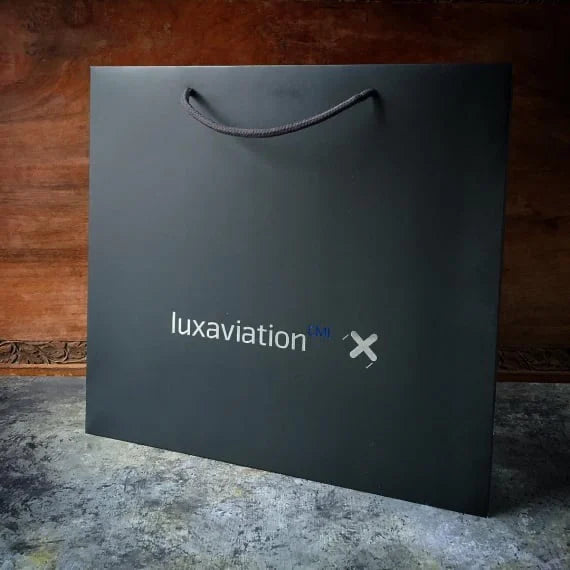 Lux Aviation printed paper bag