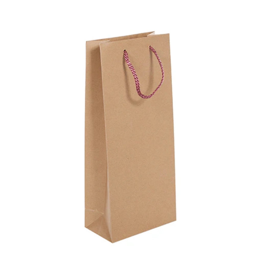 Luxury Mulberry Rope Handle Recycled Wine Bottle Bag (160x80x360mm)