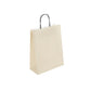 Medium Cream Twist Handle Bag (24x11x31cm)