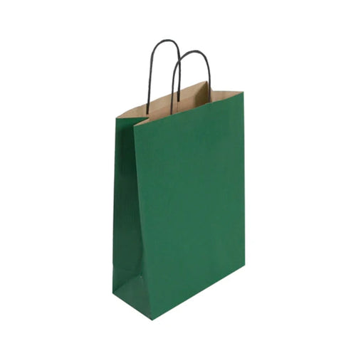 Medium Green Twist Handle Carrier (24x11x31cm)