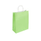 Medium Lime Green Twist Handle Bag (24x11x31cm)
