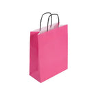 Medium Magenta Twist Handle Bag (24x11x31cm)