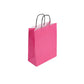 Medium Magenta Twist Handle Bag (24x11x31cm)